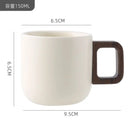 Axyaa Camellia Flower Coffee Cup and Saucers: Delicate Stoneware Latte Mug for Afternoon Tea