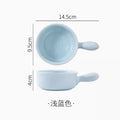 Axyaa Ceramic Kids Bowl for Desserts & Porridge, Baby Food Tableware