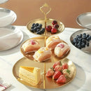 Axyaa Stainless Steel 3-Layer Cake Tray & Dessert Stand - Elegant Table Display Stand