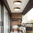 Axya Nordic Wood LED Ceiling Light for Living Room Bedroom Fixture