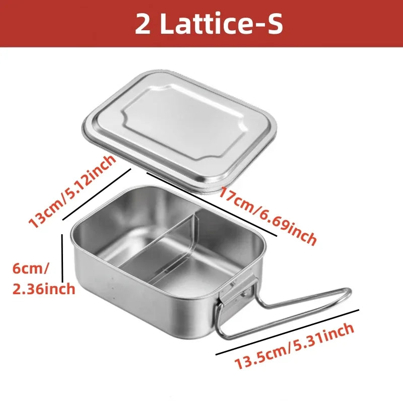 Axyaa Stainless Steel Lunch Box - Large Capacity Food Storage Container