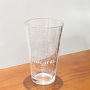 Axyaa Glass Measuring Scale Cup with Straw Lid - 450ml Clear Tumbler Mug