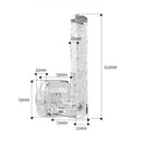 Axyaa Glass Door Handle Towel Hook Coat Hook Sliding Door Multipurpose Storage