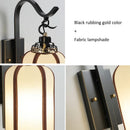 Axyaa Chinese Copper Wall Lamp for Living Room Bedroom Study Corridor Decor