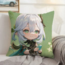 Axyaa Decorative Pillow Covers for Sofa Cushions - Genshin Impact Inspired Home Decor