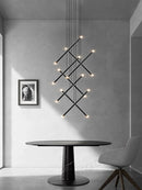 Axyaa LED Staircase Pendant Chandelier - Modern Nordic Design