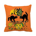 Halloween Cartoon Pumpkin Bat Ghost Pillowcase for Axyaa Home Decoration