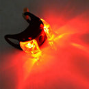 Axyaa Silicone Bike Light Set: Waterproof LED Front & Tail Lantern - Bright Flashlight