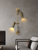 Axya Copper Retro Designer Wall Light for Luxurious Living Room and Bedside Atmosphere
