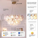 Axyaa Luxury Glass Crystal Chandelier for Living Room, Bedroom, and Study