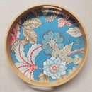 Solid Wood Dining Set for Japanese Restaurant by Axyaa – Round Plate, Tea & Water Plate, Fruit Plate, Bread Tray