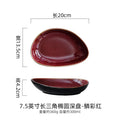 Axyaa Ceramic Sushi Dim Sum Plate Set