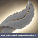 Axyaa Nordic Feather LED Wall Light for Stylish Home Decor