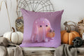 Axyaa Halloween Pillow Cover: Cute Ghosts & Pumpkins for Sofa, Bedroom & Car