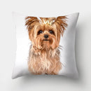 Dog Pattern Cushion Cover for Home Decor by Axyaa