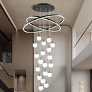 Axyaa Modern LED Pendant Chandeliers for Home Staircase Decor