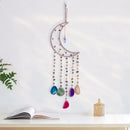 Axyaa Colorful Feather Pendant Dream Catcher Wall Hanging for Living Room