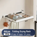 Axyaa Retractable Wall Mounted Storage Shelf for Clothes Drying and Organization