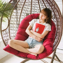 Axyaa Egg Hammock Hanging Basket Chair for Indoor Outdoor Relaxation