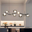 Axyaa LED Pendant Light: Modern Home Decor Chandeliers for Living Room and Dining Room
