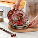 Axyaa Ceramic Steak Set: Large, Creative, Restaurant Plate Set