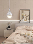 Axyaa LED Water Droplet Ceiling Chandelier: Modern Living Room Bedroom Pendant Lamp