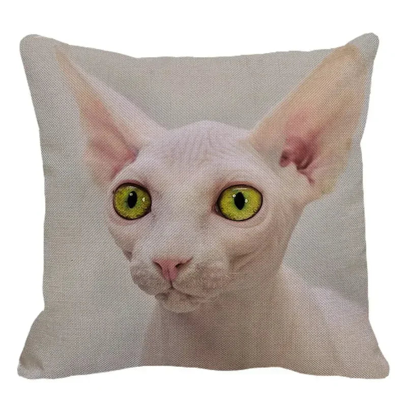 Cute Axyaa Sphinx Cat Cushion Cover 45X45cm - Home Sofa Decoration Pillowcase