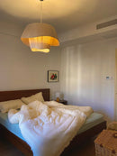 Axyaa Fabric LED Pendant Light - Nordic Designer Hanging Chandelier Fixture