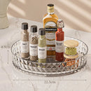 Axyaa Seasoning & Cosmetic Turntable Organizer - 360° Rotating Storage Rack