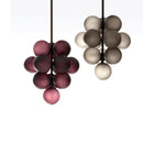 Axyaa Contemporary Grape Chandelier: Glass Ball Pendant Lamp for Living Room, Bedroom, and More