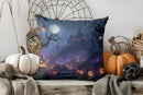 Axyaa Halloween Castle Pumpkin Print Pillow Cover for Sofa Bedroom Car