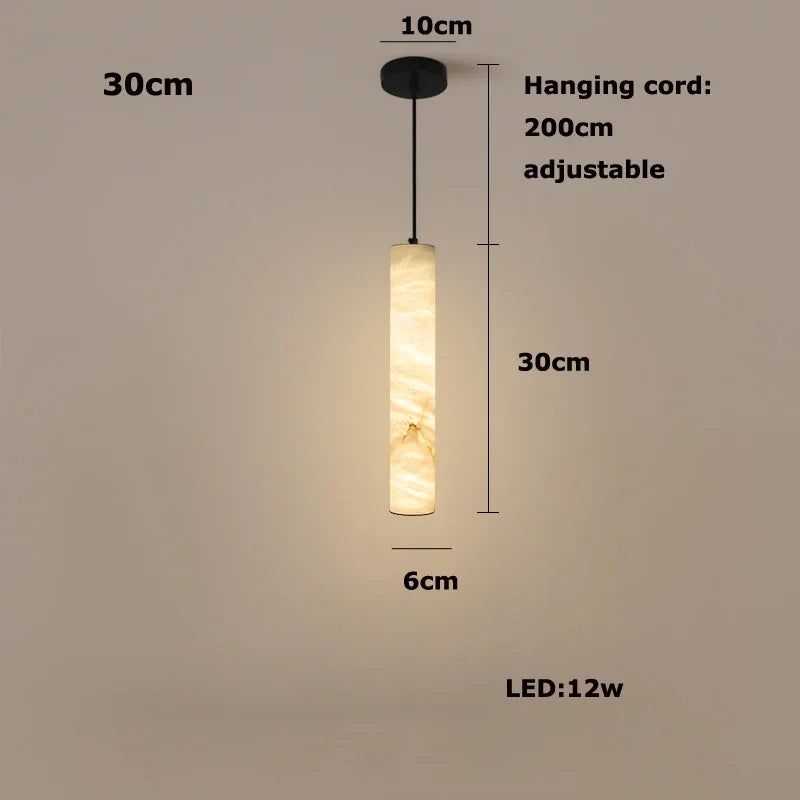 Luxury Marble Pendant Lights by Axyaa: Elegant Chandeliers for Home Decor