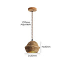 Axyaa Retro Shell Chandelier: Natural Fruit Tea Room LED Pendant Light