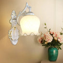 Axyaa European Style Gold LED Wall Lamp for Bedroom Living Room Stairway
