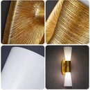 Axyaa Luxury Gold Silver Wall Sconce Glass Mirror Light