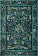Nordic Plant Flower Print Living Room Carpet by Axyaa