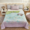 Axyaa Cool Silk Hyaluronic Acid Summer Quilt - Knitted, Printed, Comfortable, Breathable