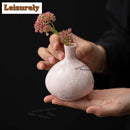 Axyaa Crystal Glaze Water Drop Vase Vintage Hydroponics Plant Pot Flowerpot