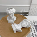 Axyaa David Head Sculpture Resin Vase Home Decor Statue Portrait Art Craft
