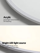 Axyaa Ultrathin LED Ceiling Lamp Round Modern Lights for Living Room, Bedroom, Balcony, Dining & Corridor