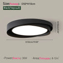 Axyaa Minimalist LED Ceiling Lights Round Dining Study Master Bedroom Lamp