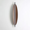 Axyaa Minimalist Peach Wood LED Bedside Light for Home Décor