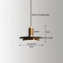 Axyaa Modern LED Marble Pendant Lamp for Luxury Home Decor