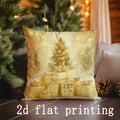 Axyaa Christmas Pattern Cushion Cover for Sofa Bedroom Car, Decorative and Festive
