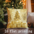 Axyaa Christmas Pattern Cushion Cover for Sofa Bedroom Car, Decorative and Festive
