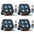 Axyaa RGBWA+UV LEDs Par Light: DMX512, 6/8/10CH, Stage Effect Lighting for Event, Wedding
