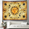 Axyaa Psychedelic Mushroom Jellyfish Skull Tapestry for Home Decor