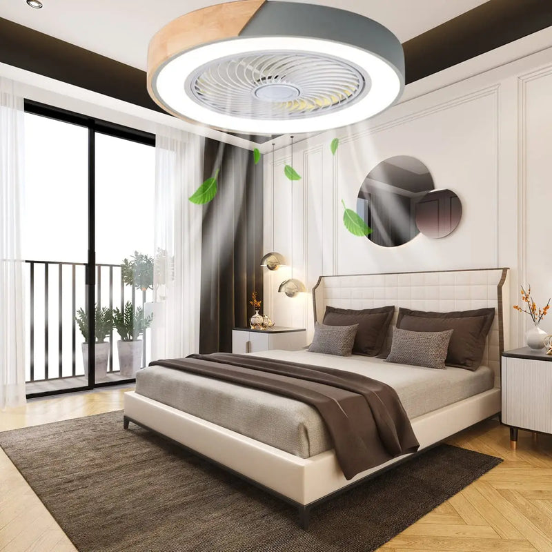 Axya Ceiling Fan with Remote Control and Dimmable LED Light