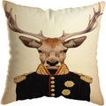 Nordic Cat Dogs Vintage Painting Pillow Cover 45x45cm for Home Hotel Sofa Bed