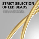 Axyaa Crystal LED Pendant Chandelier - Round Hanging Light Fixture